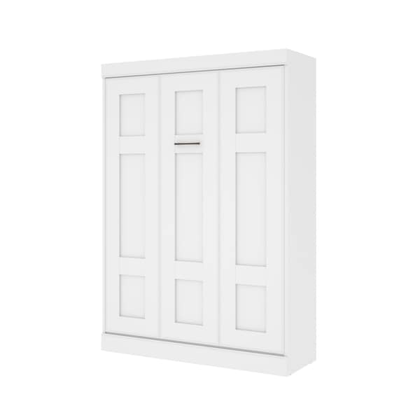 Edge 60W Full Murphy Bed, White